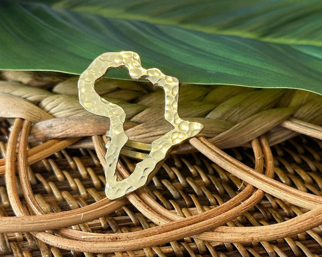Map of Africa designs Rings