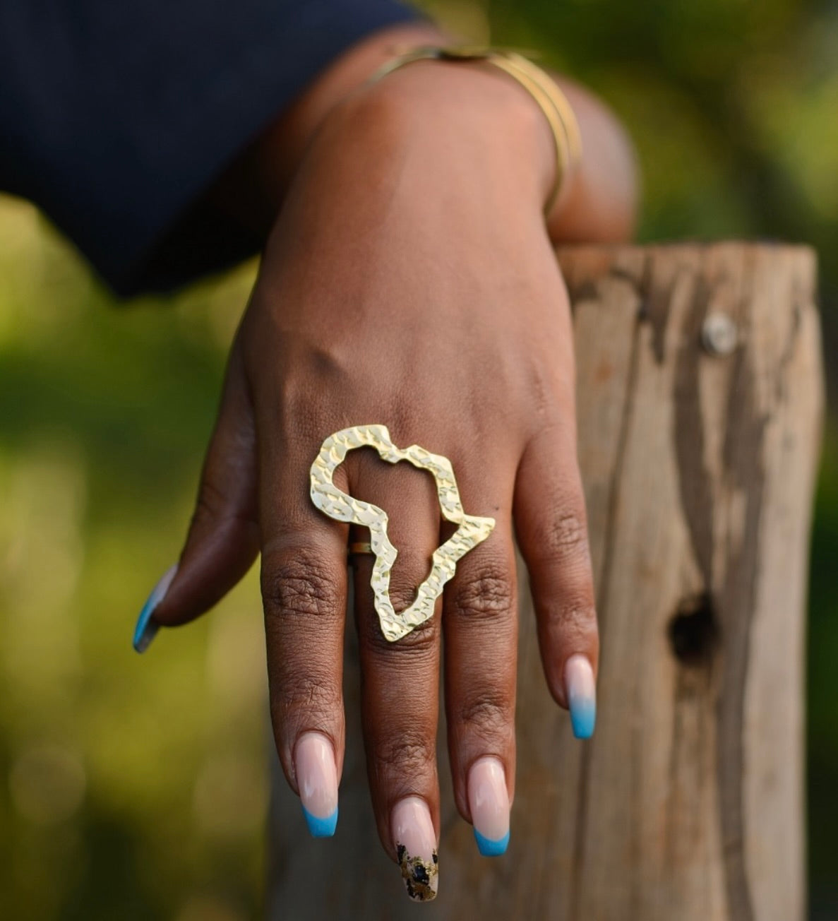 Map of Africa designs Rings