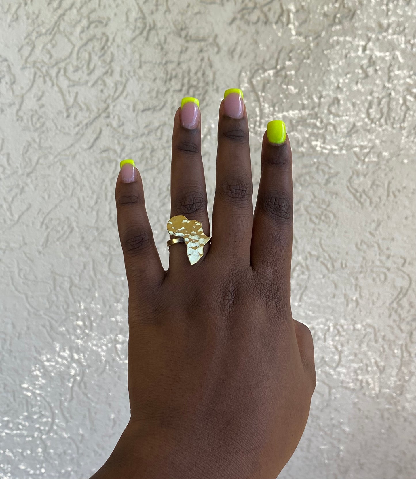Africa Map rings
