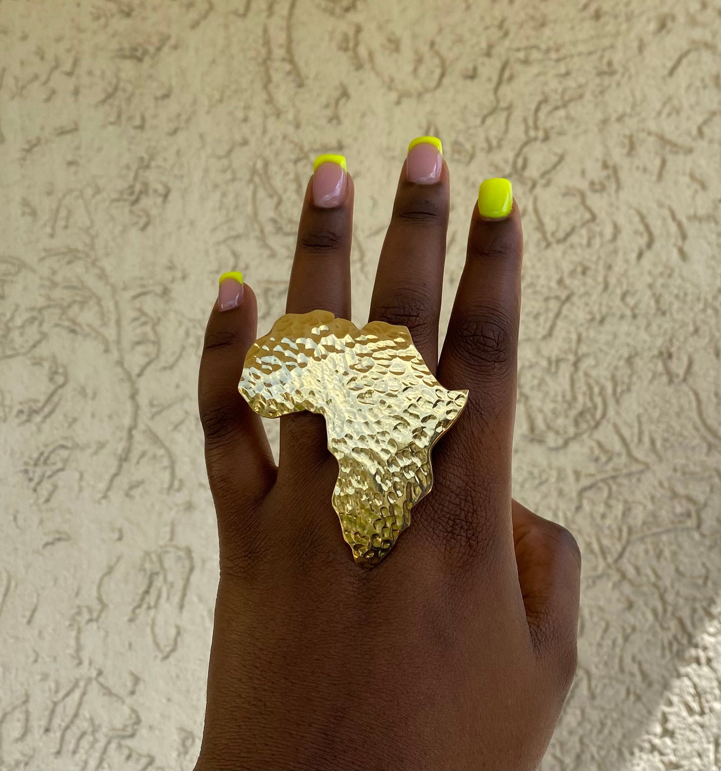 Africa Map rings