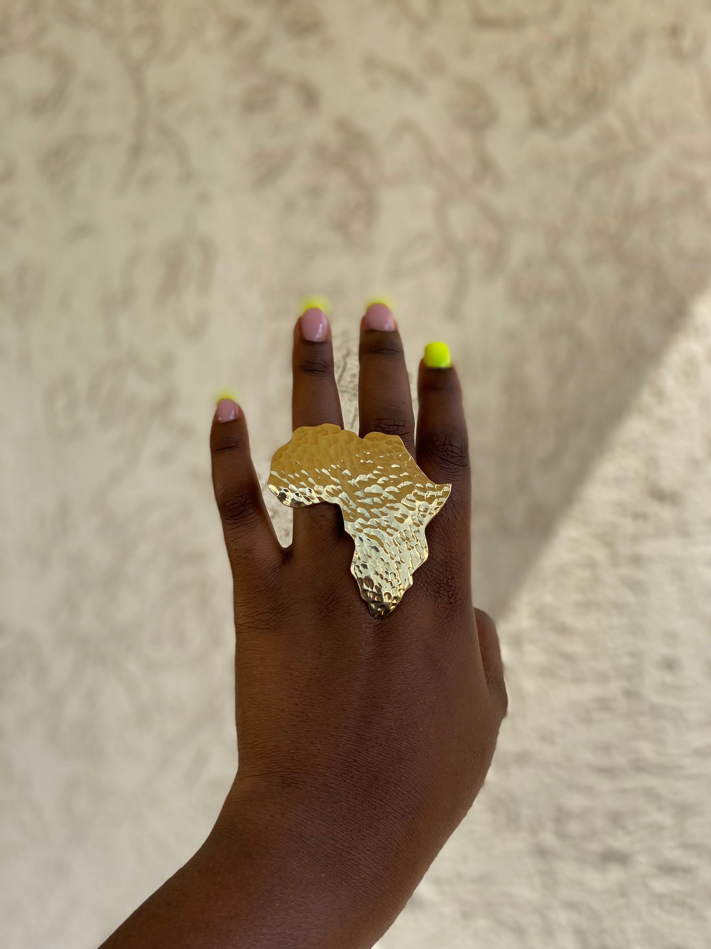Africa Map rings