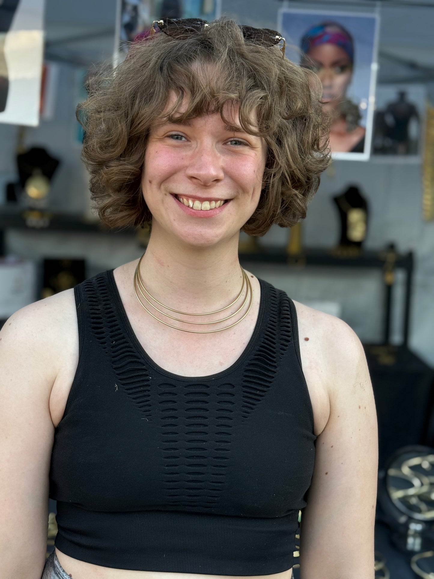 Tatu Brass Chocker