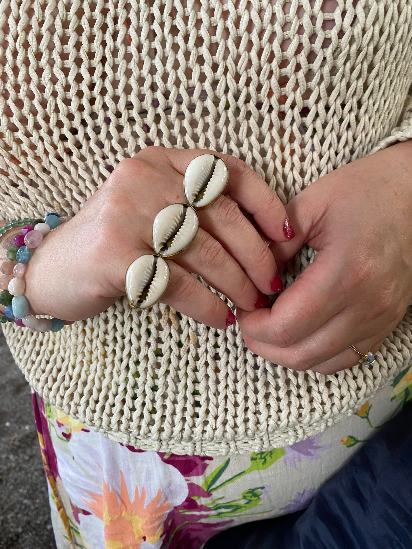 3 Shells Ring