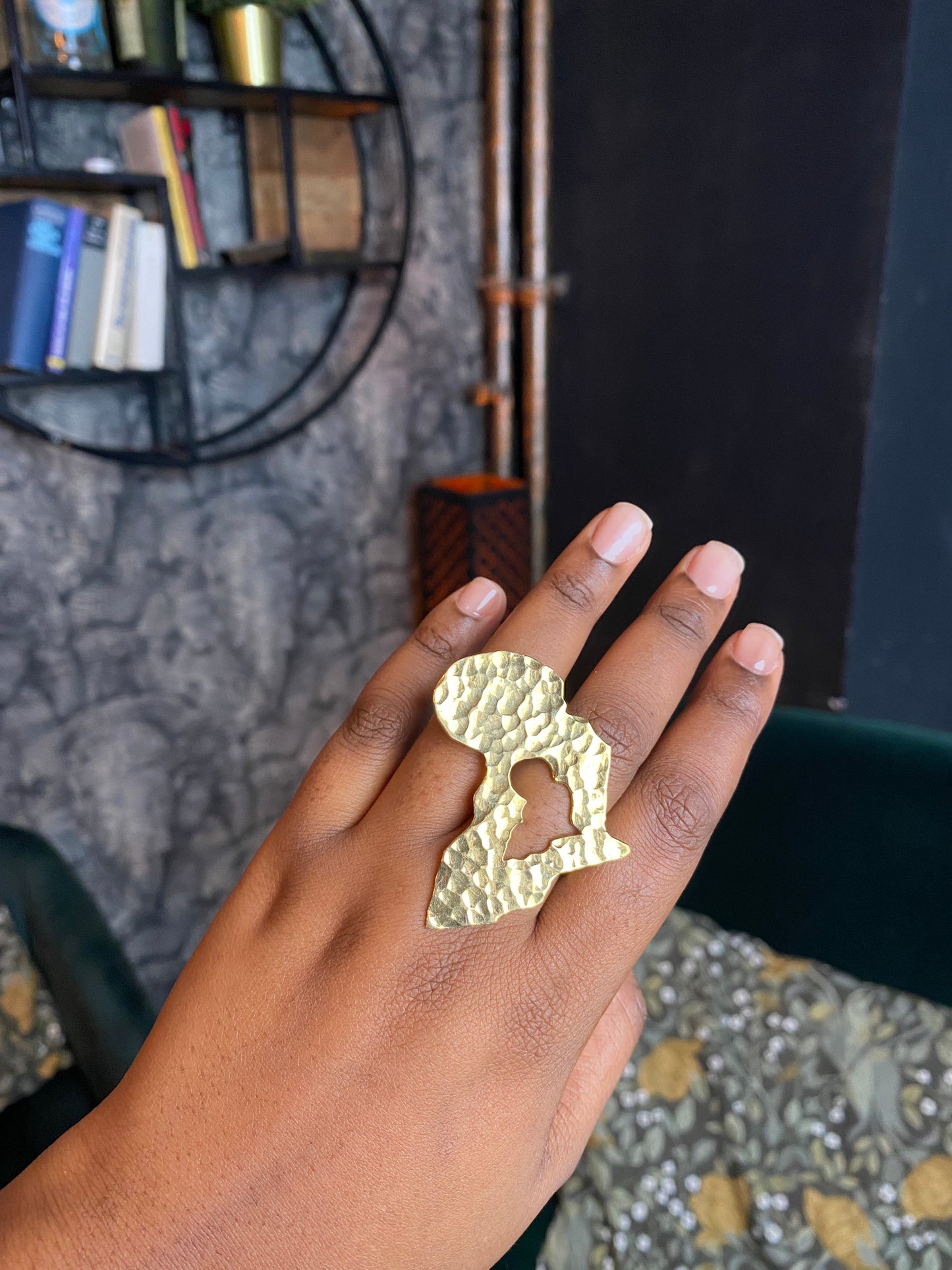 Map of Africa designs Rings